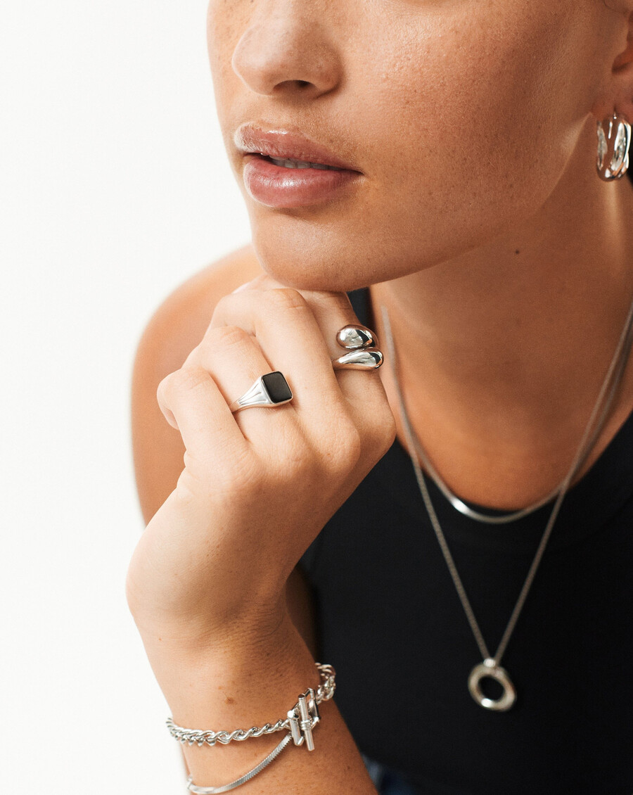 lucy williams square signet ring
