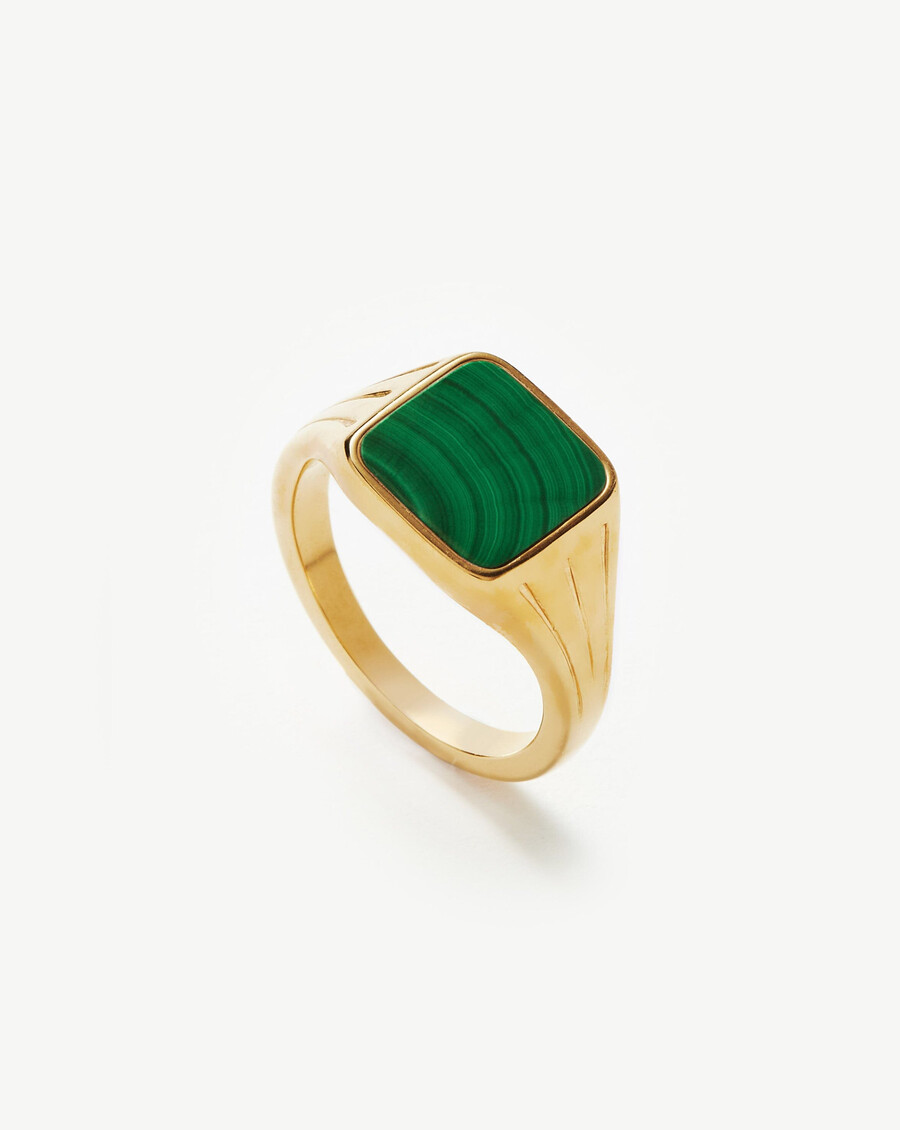 lucy williams square signet ring