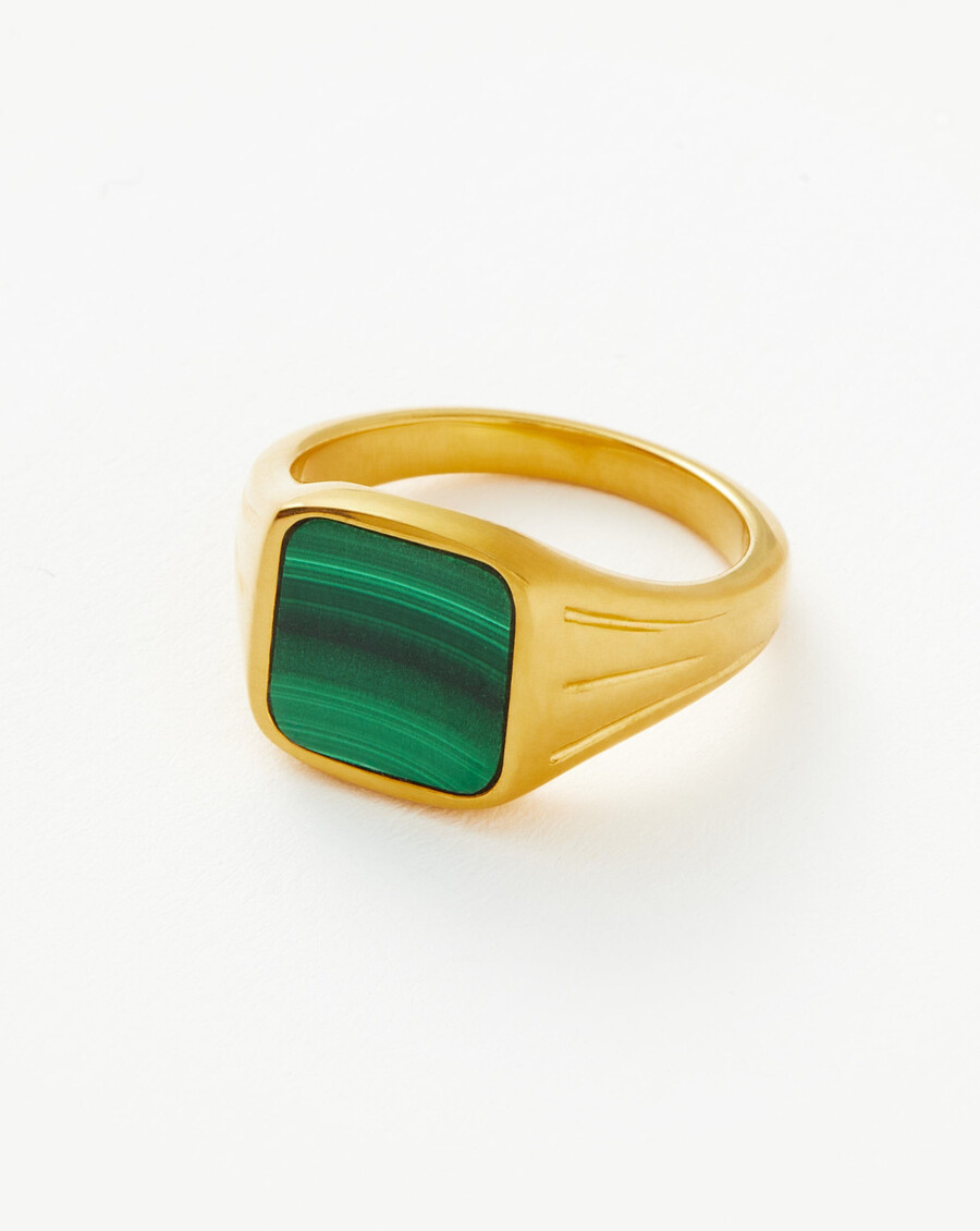 lucy williams square signet ring