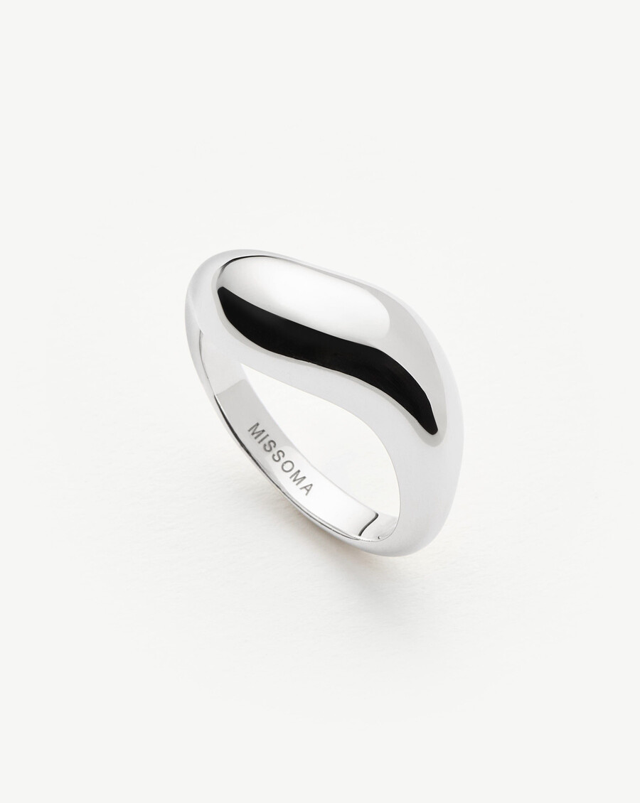 savi signature stapelring – sterlingsilber