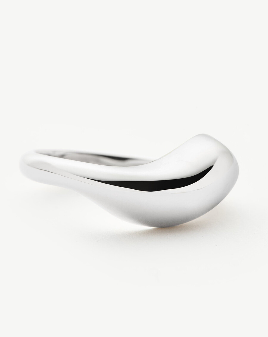savi signature stapelring – sterlingsilber
