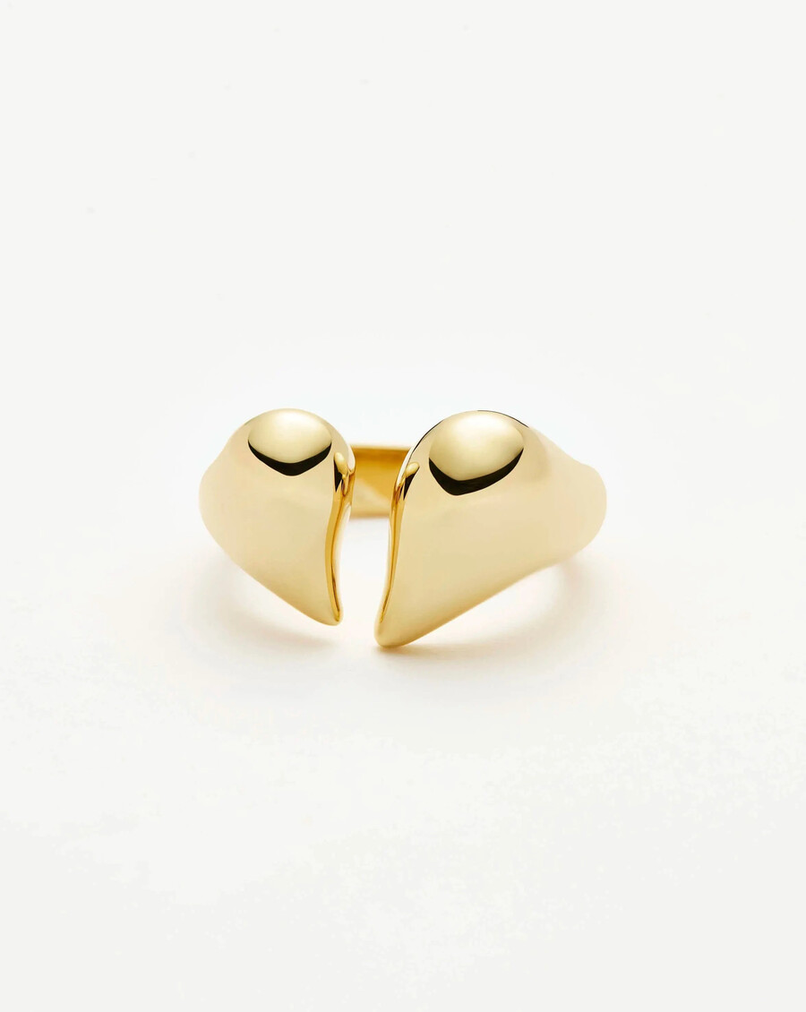 molten heart statement-ring