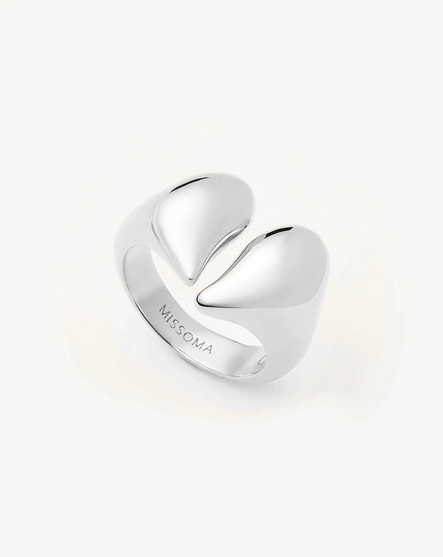 molten heart statement-ring